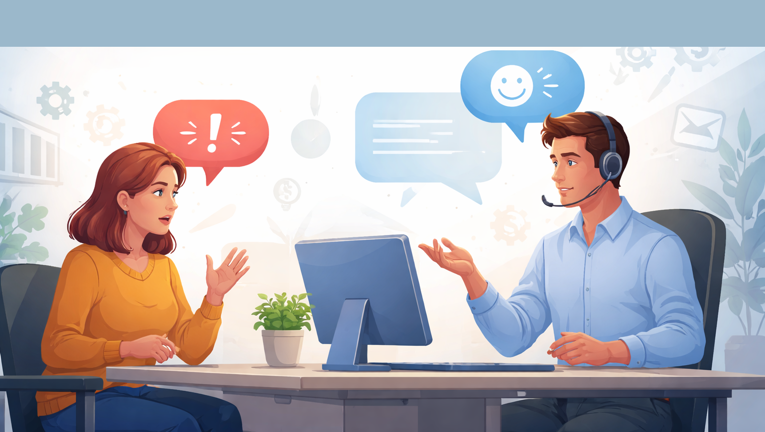 De-escalation in customer service--